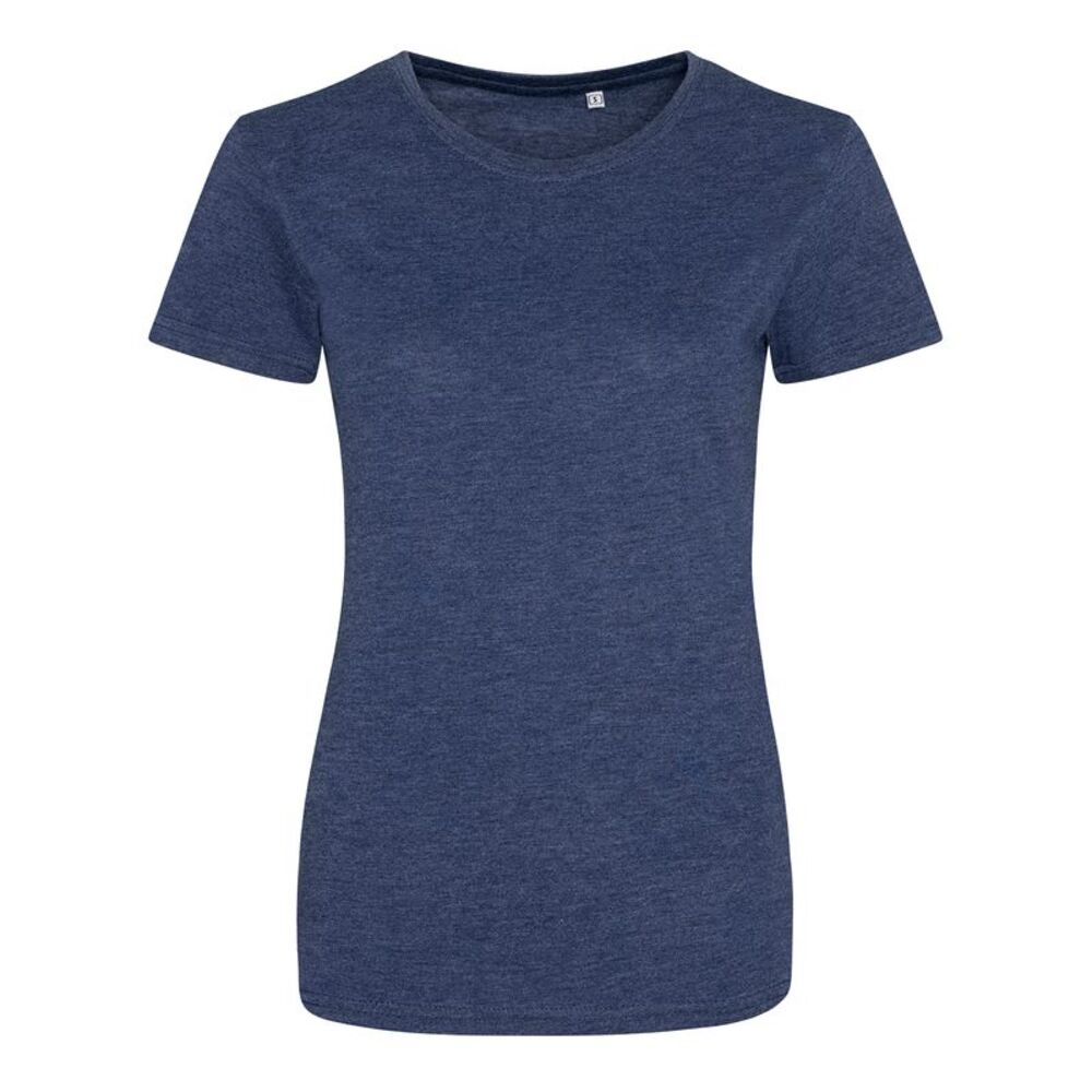 AWDis Womens/Ladies Girlie Tri-Blend T-Shirt / Heather Navy